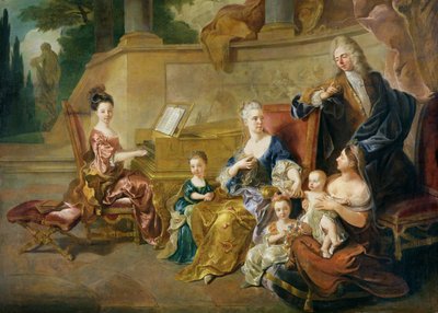 La famille Franqueville, 1711 - Jean François de Troy